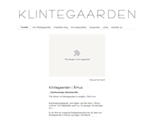 Tablet Screenshot of klintegaarden-aarhus.dk